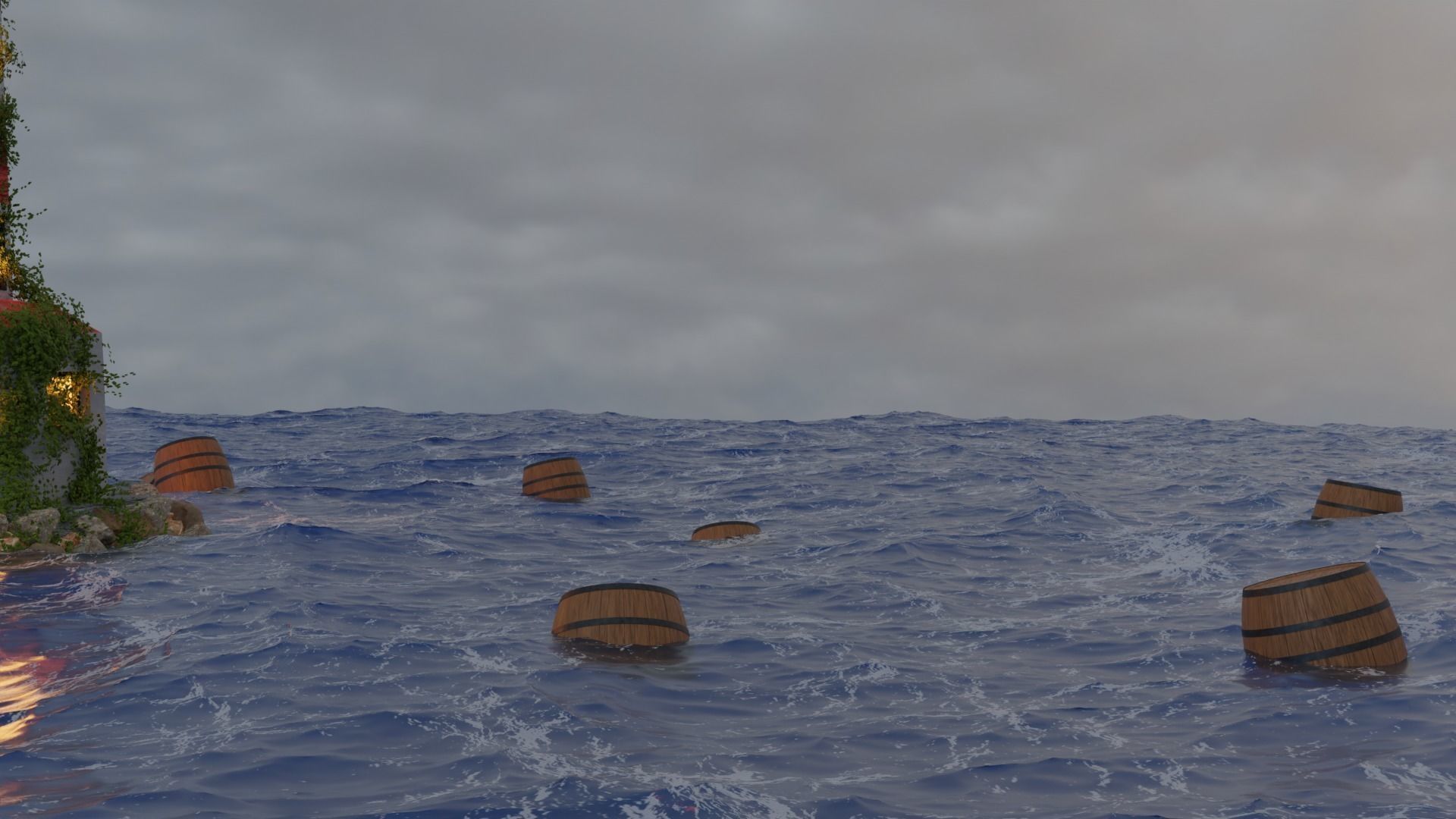 Lighthouse showroom 3D model Low-poly 3D model_8