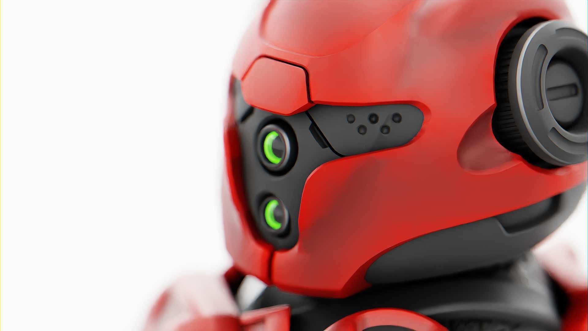 CYBER SOLDIER MECHA   RIGGED 3D model_18