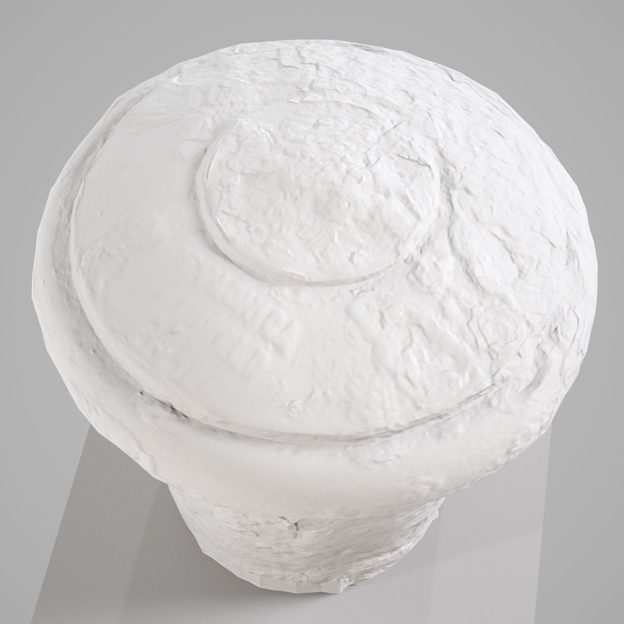 Old Rusted Mooring 05 Low-poly 3D model_3