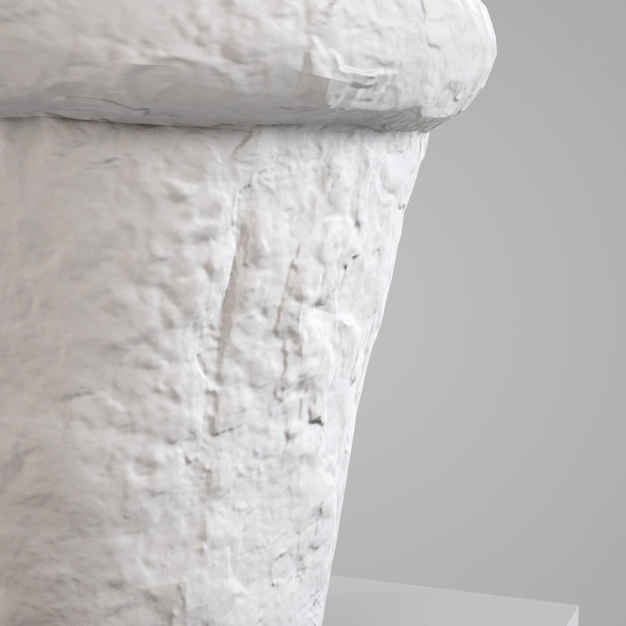 Old Rusted Mooring 05 Low-poly 3D model_5