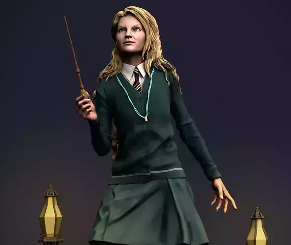 Luna Lovegood Sculpture 3D print model