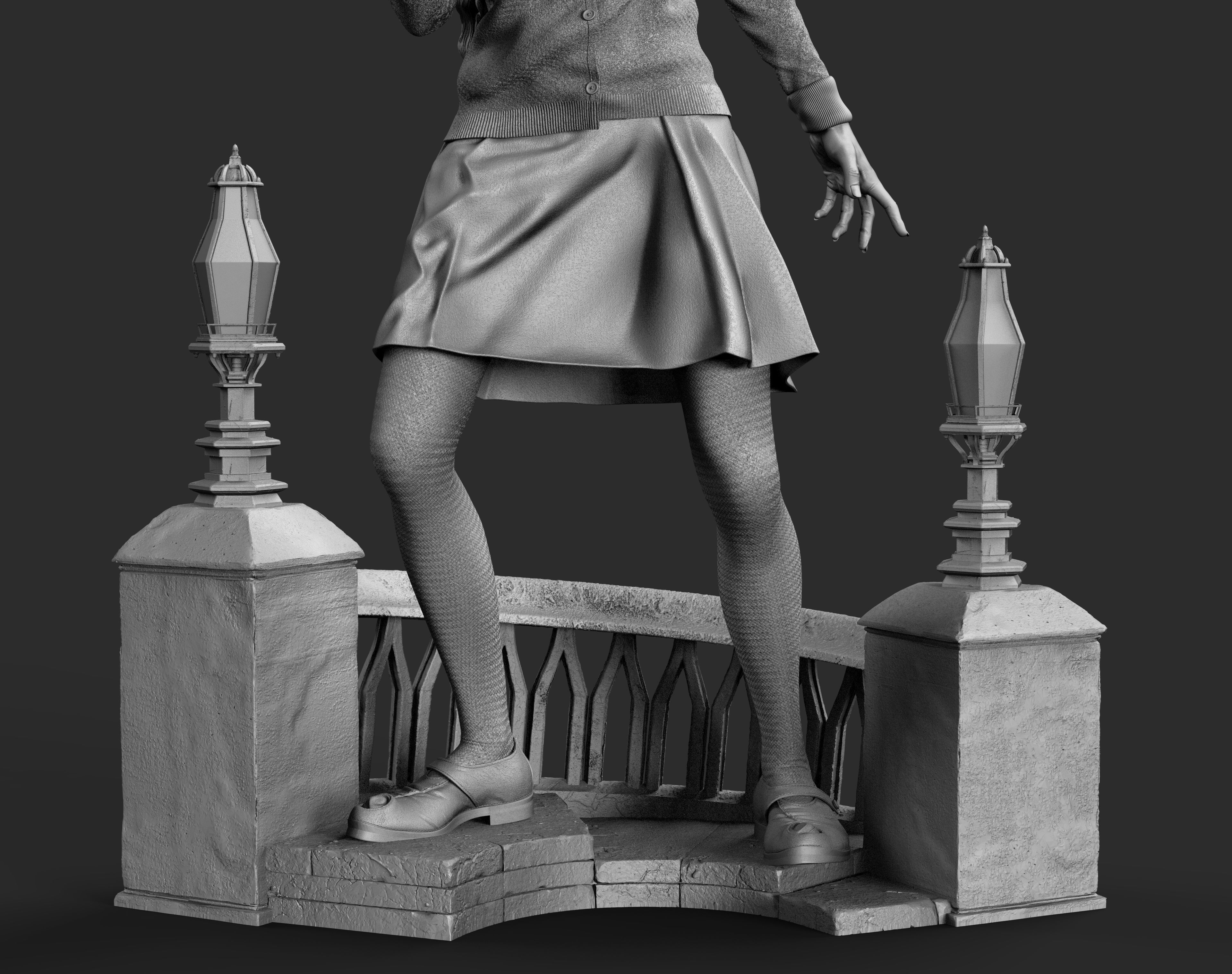 Luna Lovegood Sculpture 3D print model_12