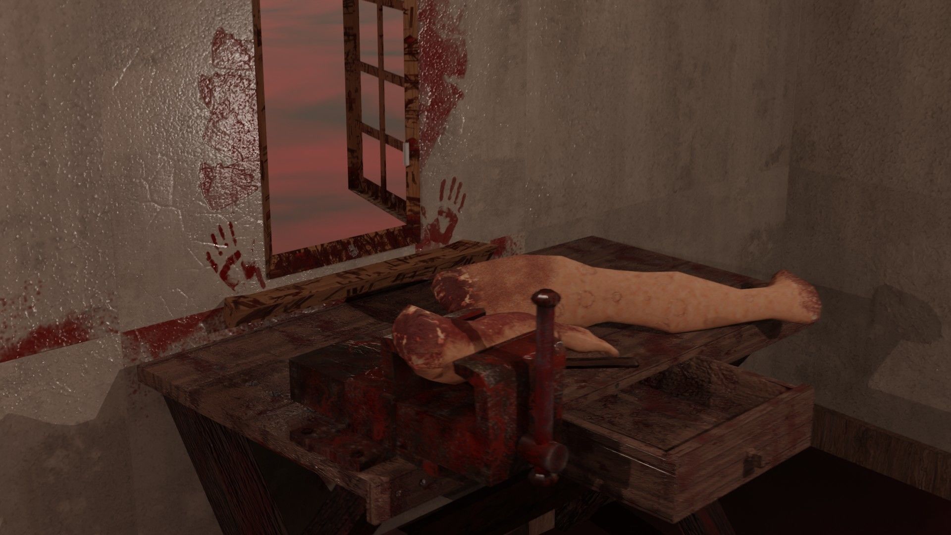 Dark Realms Collection Butcher Essentials Mansion Malevolence Low-poly 3D model_8