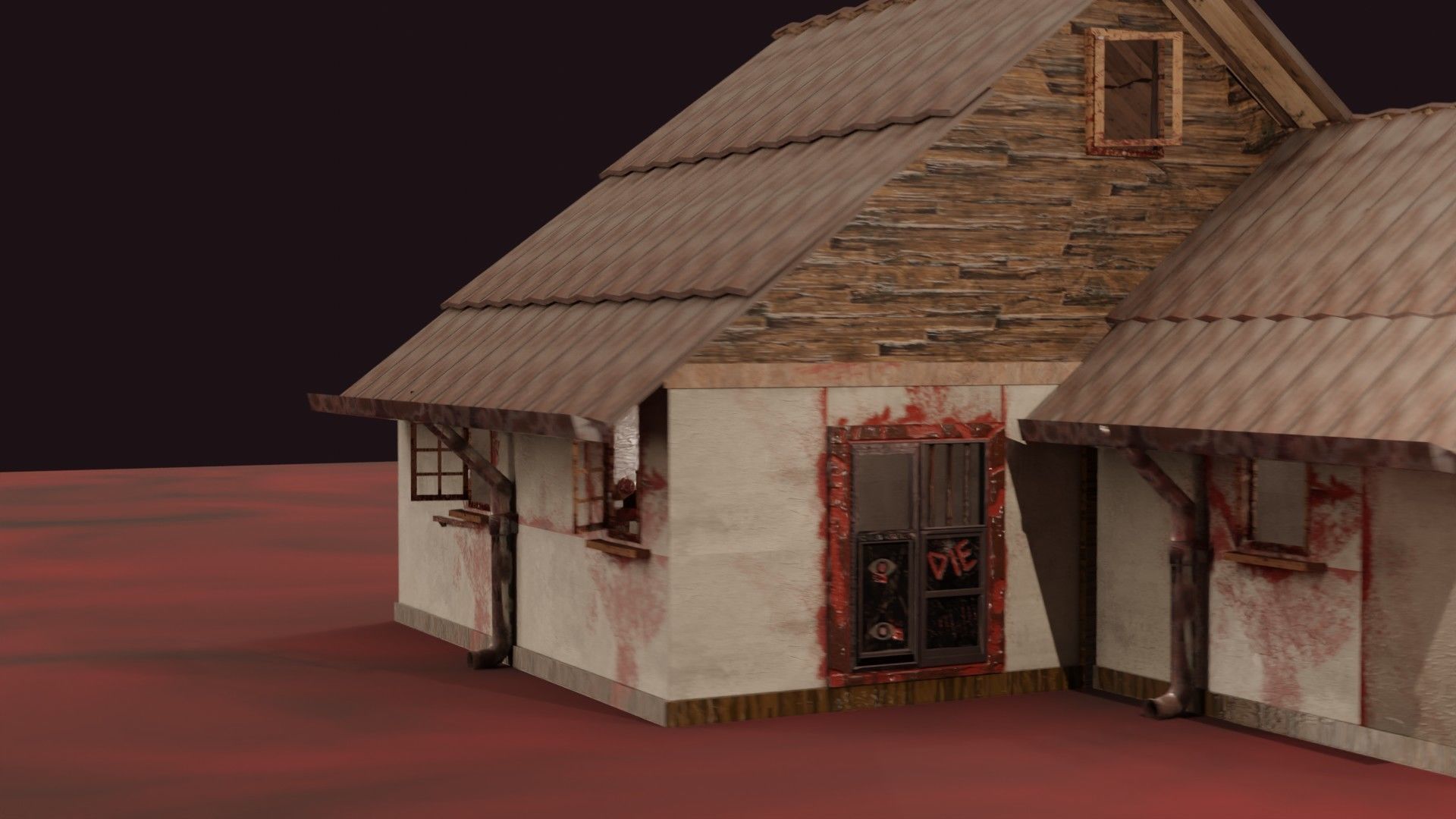 Dark Realms Collection Butcher Essentials Mansion Malevolence Low-poly 3D model_7