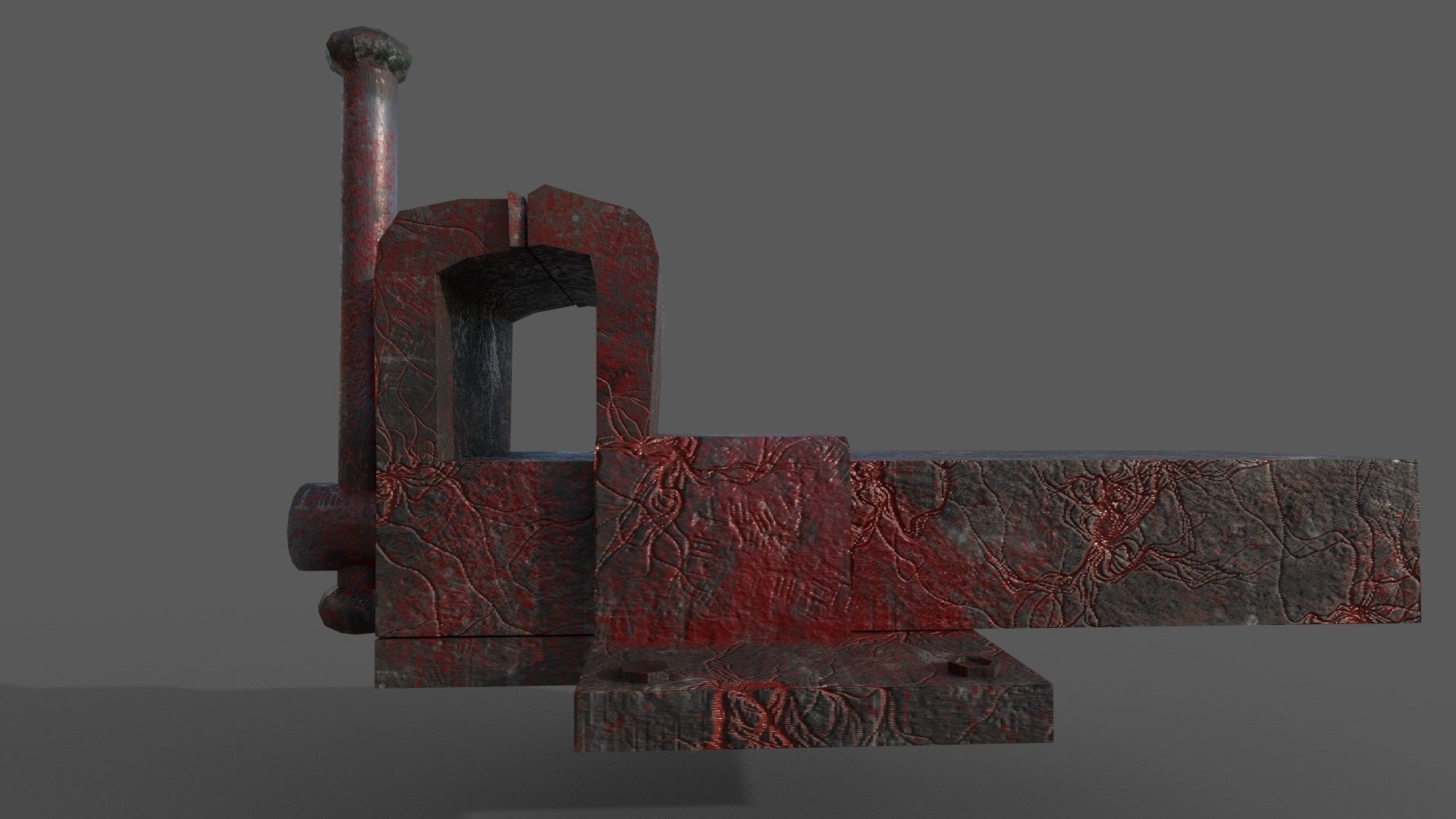 Dark Realms Collection Butcher Essentials Mansion Malevolence Low-poly 3D model_21