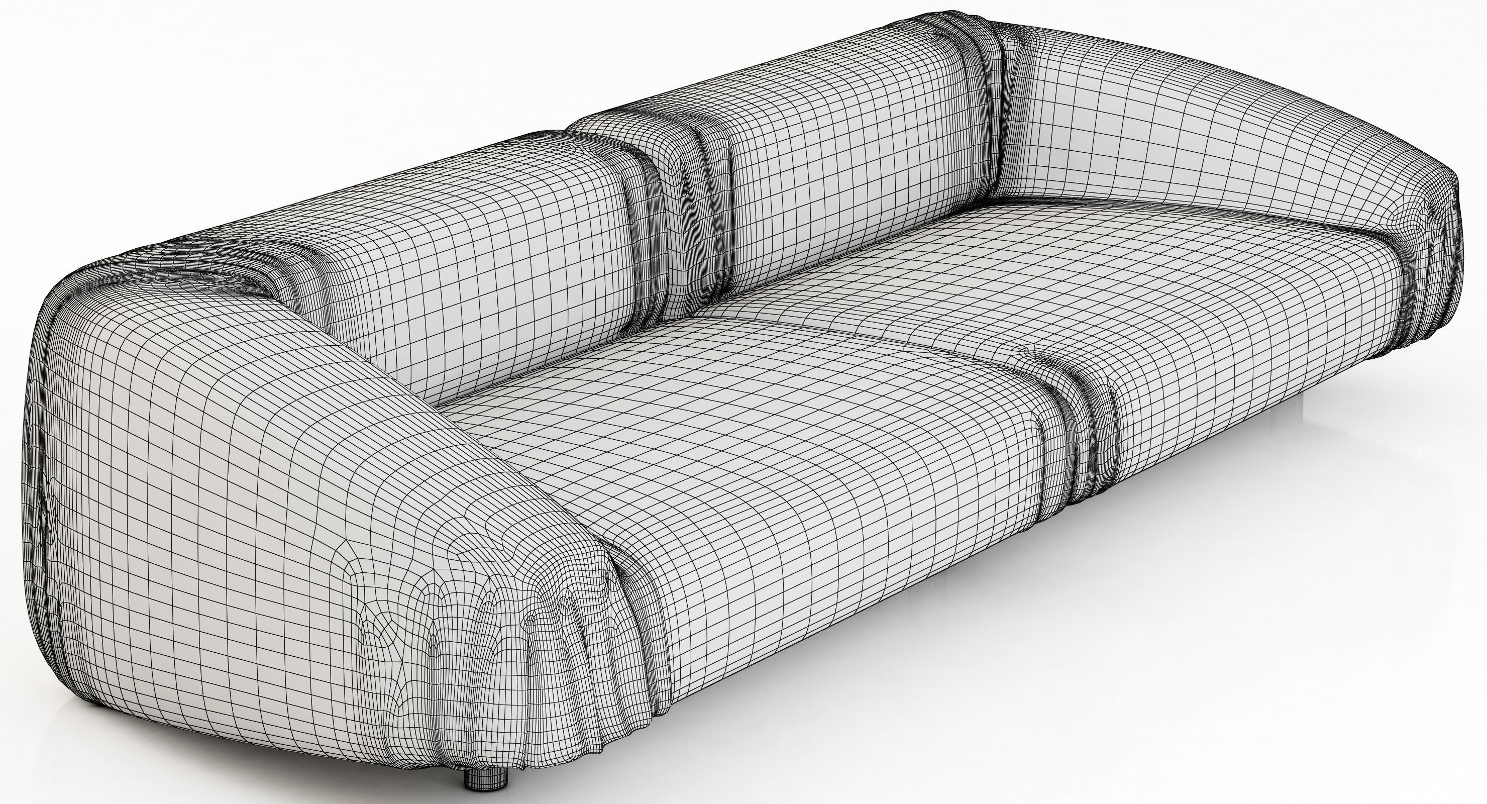 Baxter Fold Sofa 3D model_8