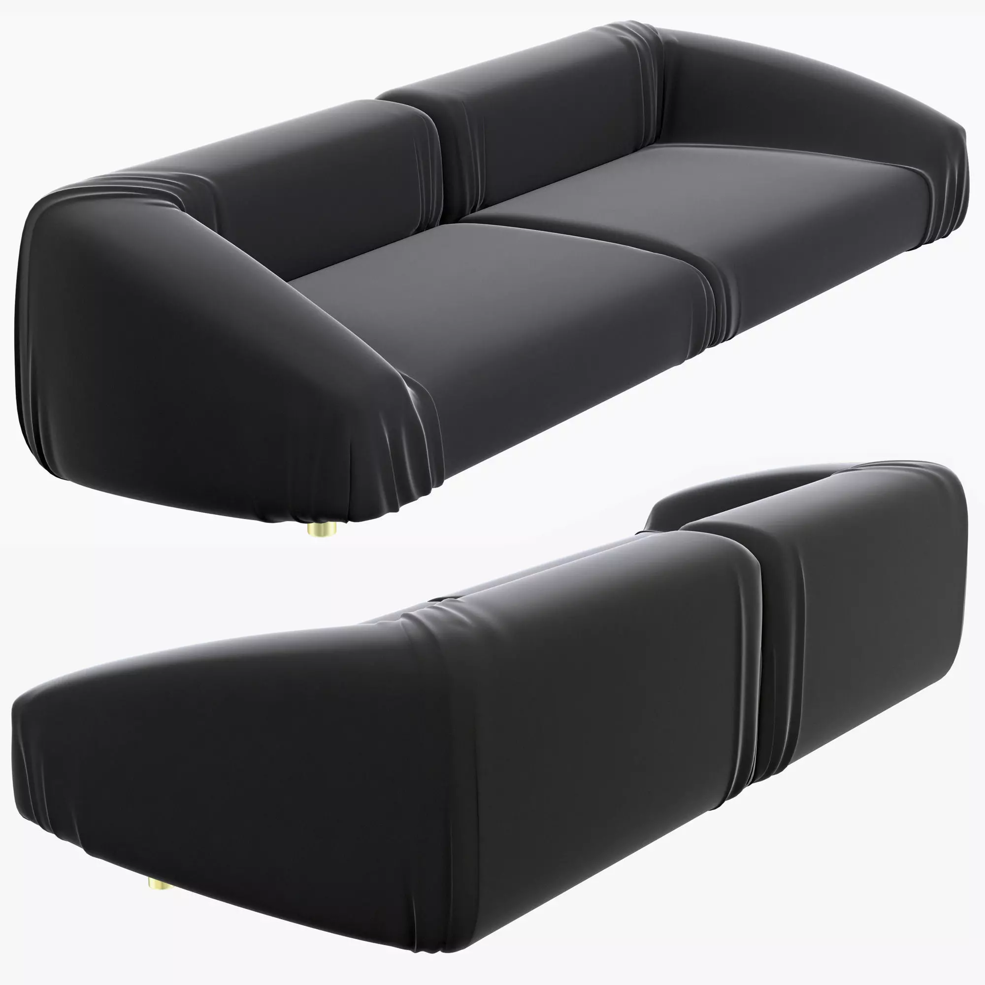 Baxter Fold Sofa 3D model_0