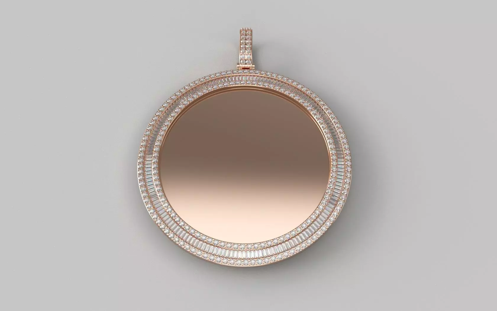 Baguette Picture Pendants - 60mm 3D print model_0