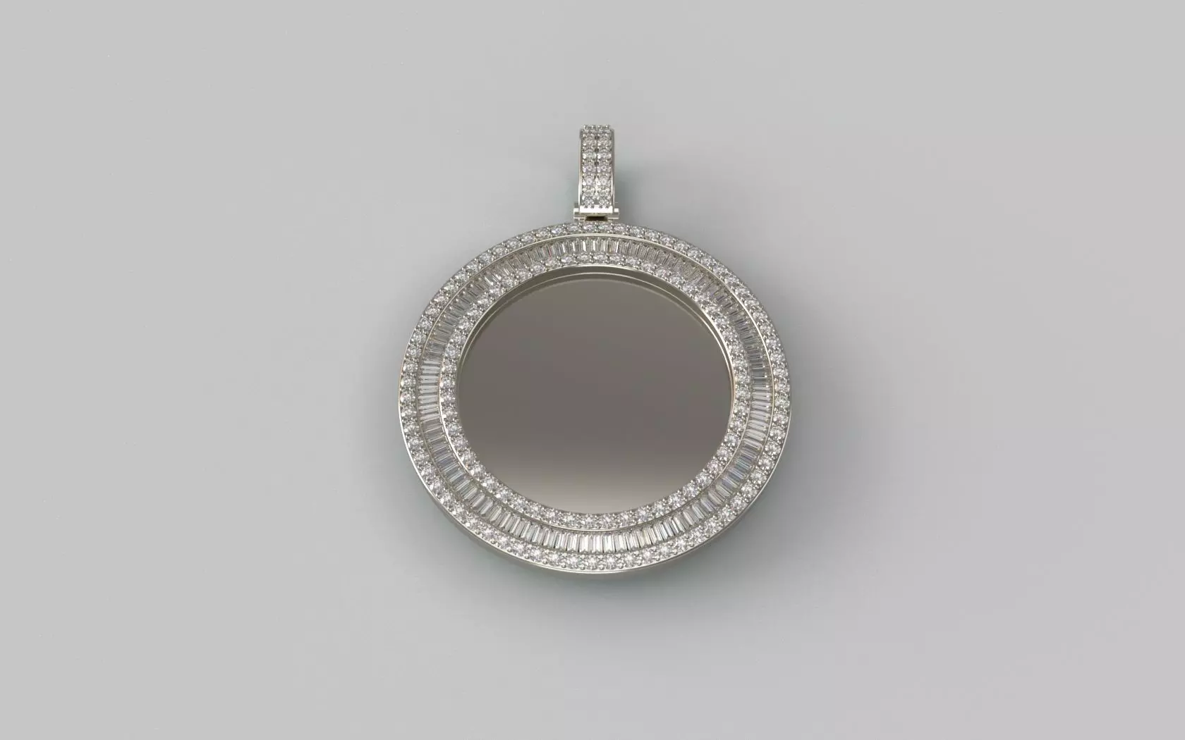 Baguette Picture Pendants - 40mm 3D print model_0