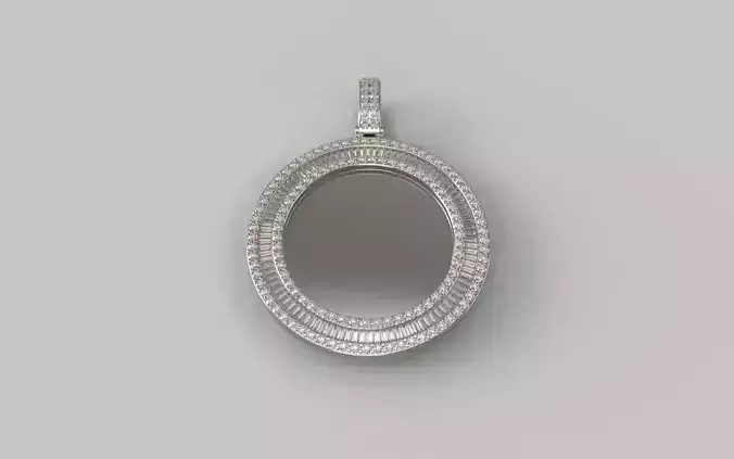 Baguette Picture Pendants - 40mm 3D print model