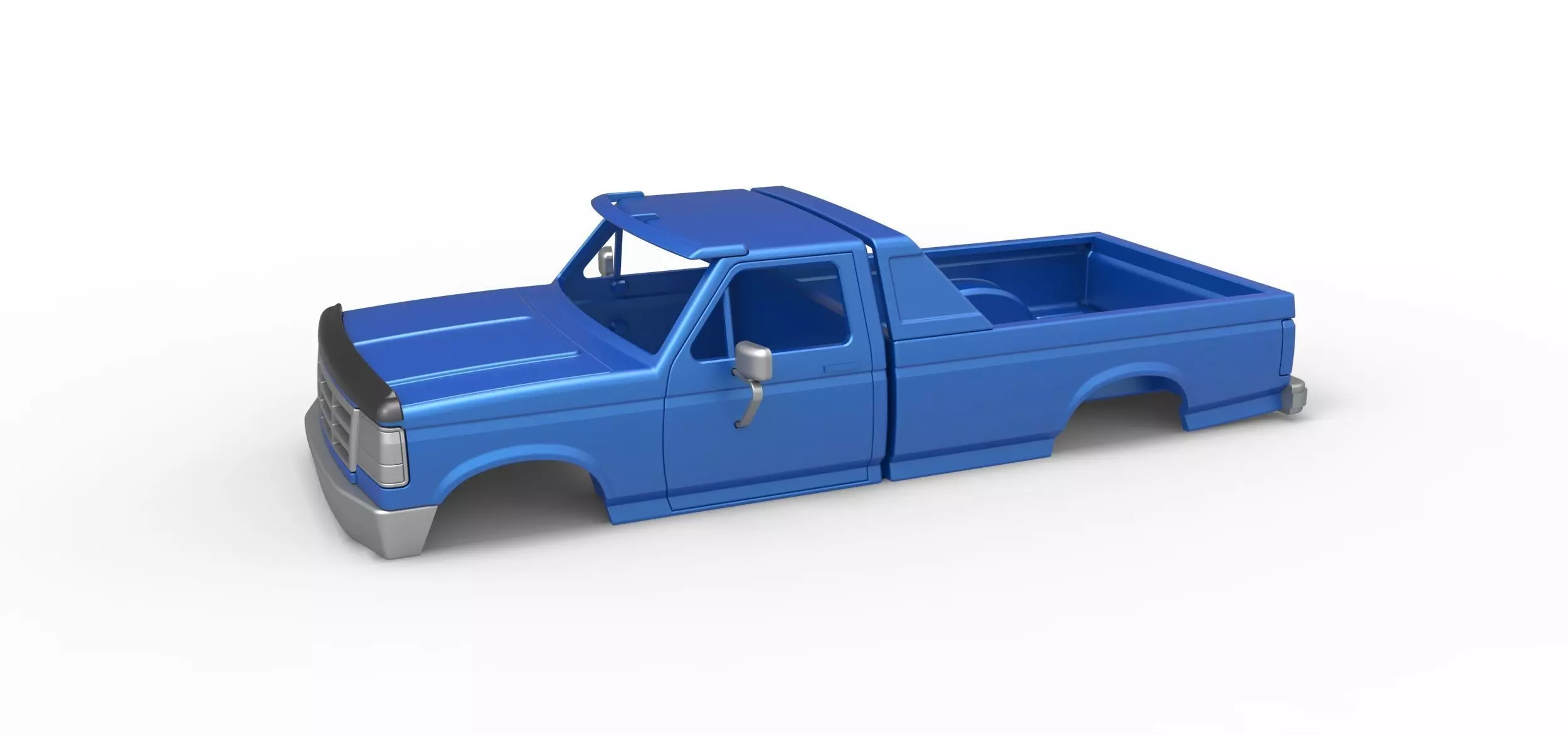 Shell of vintage Monster Truck V4 Scale 1 to 25 3D print model_0