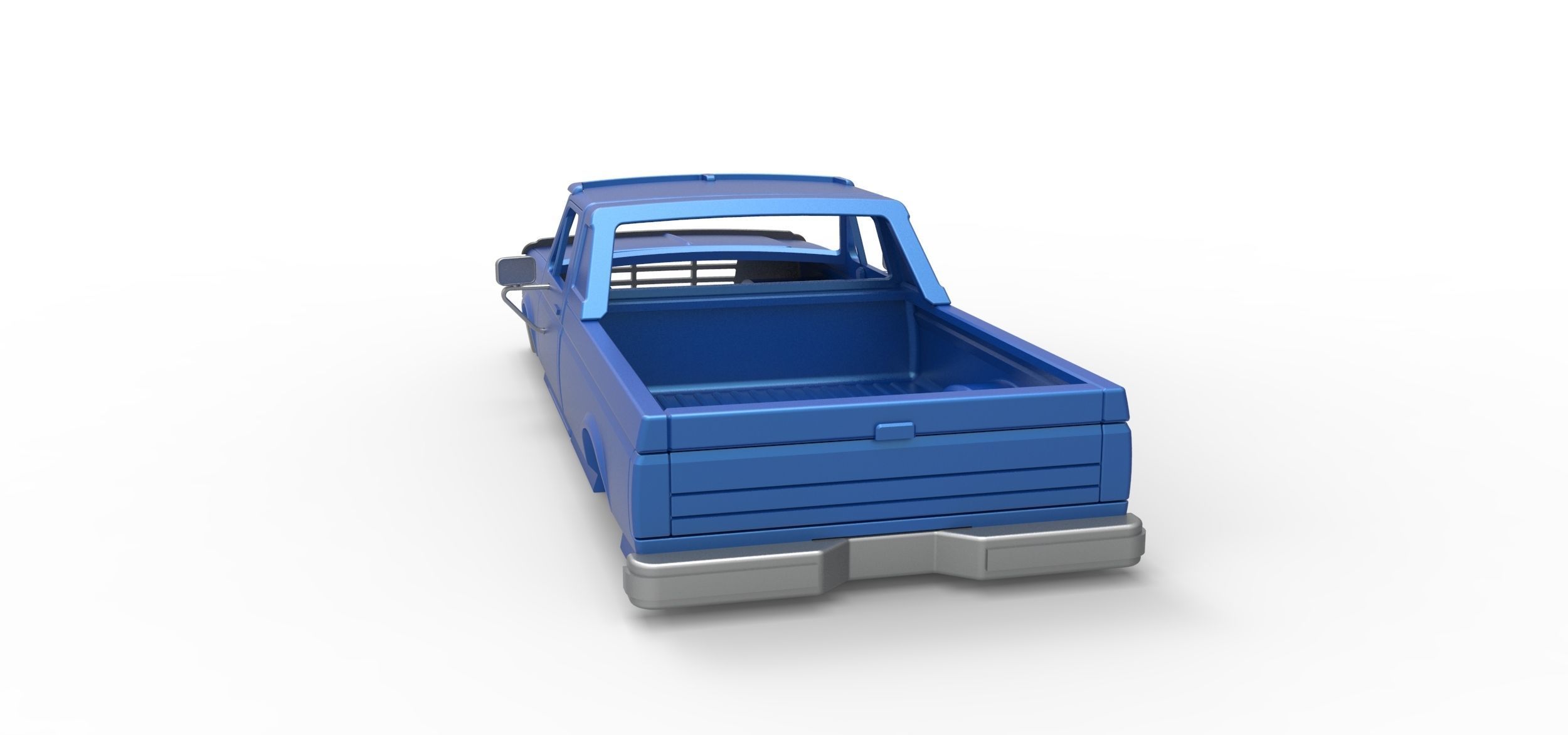 Shell of vintage Monster Truck V4 Scale 1 to 25 3D print model_10