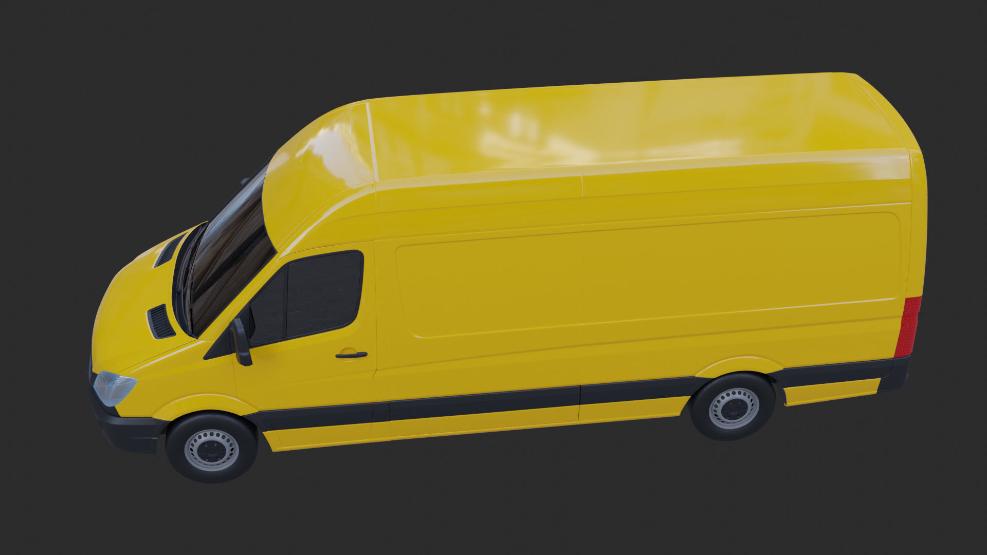 Mercedes Benz Sprinter delivery van 3D model_1