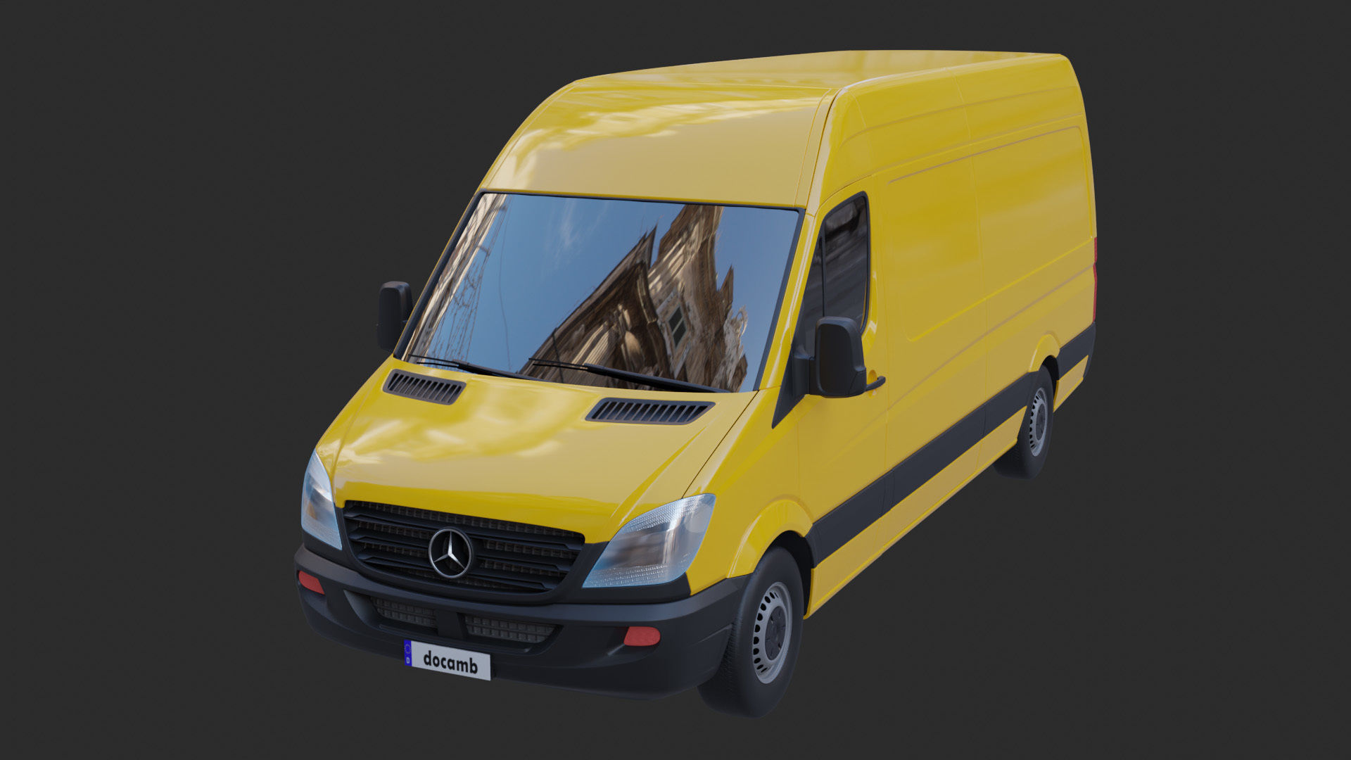 Mercedes Benz Sprinter delivery van 3D model_8