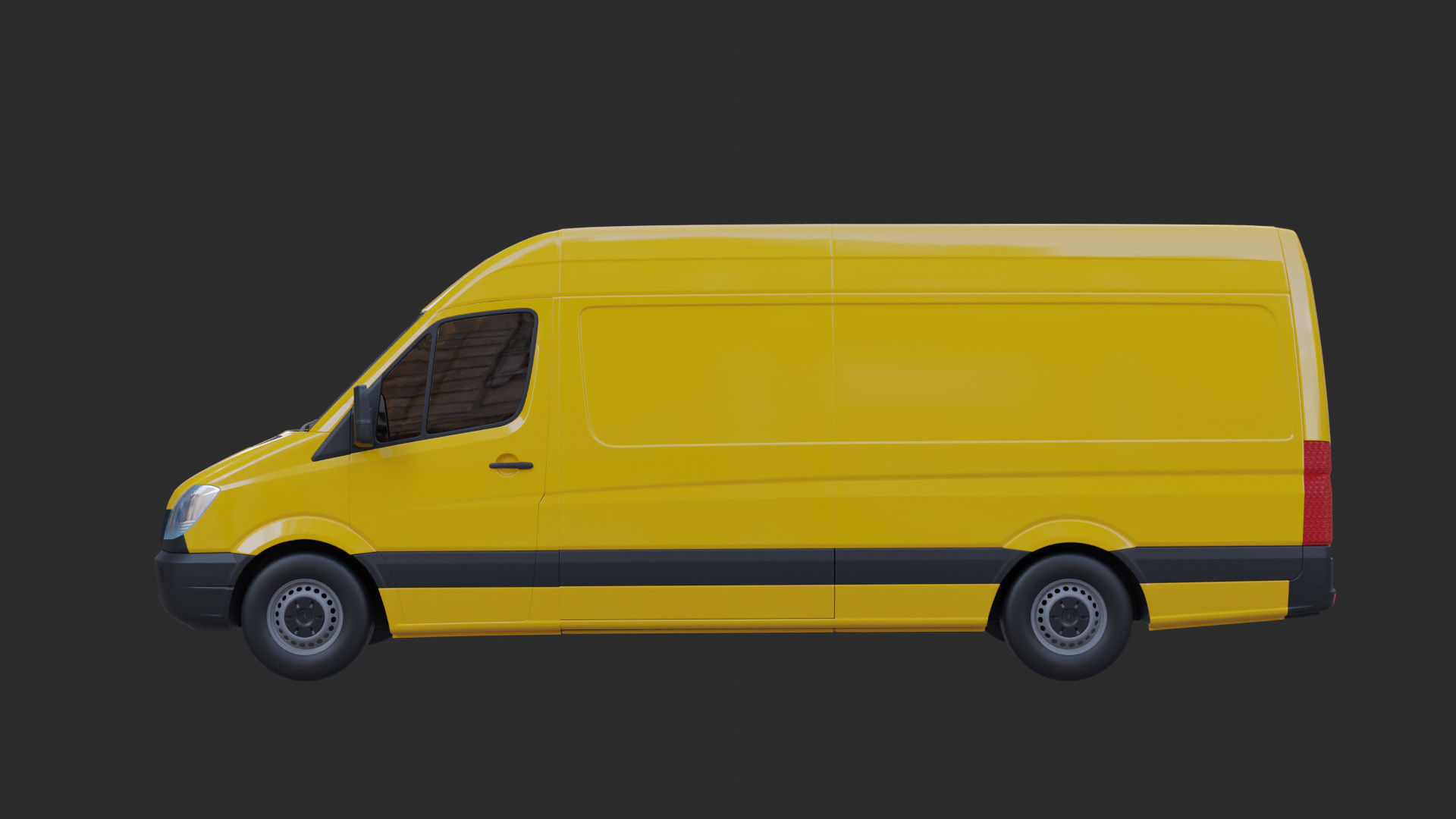 Mercedes Benz Sprinter delivery van 3D model_7