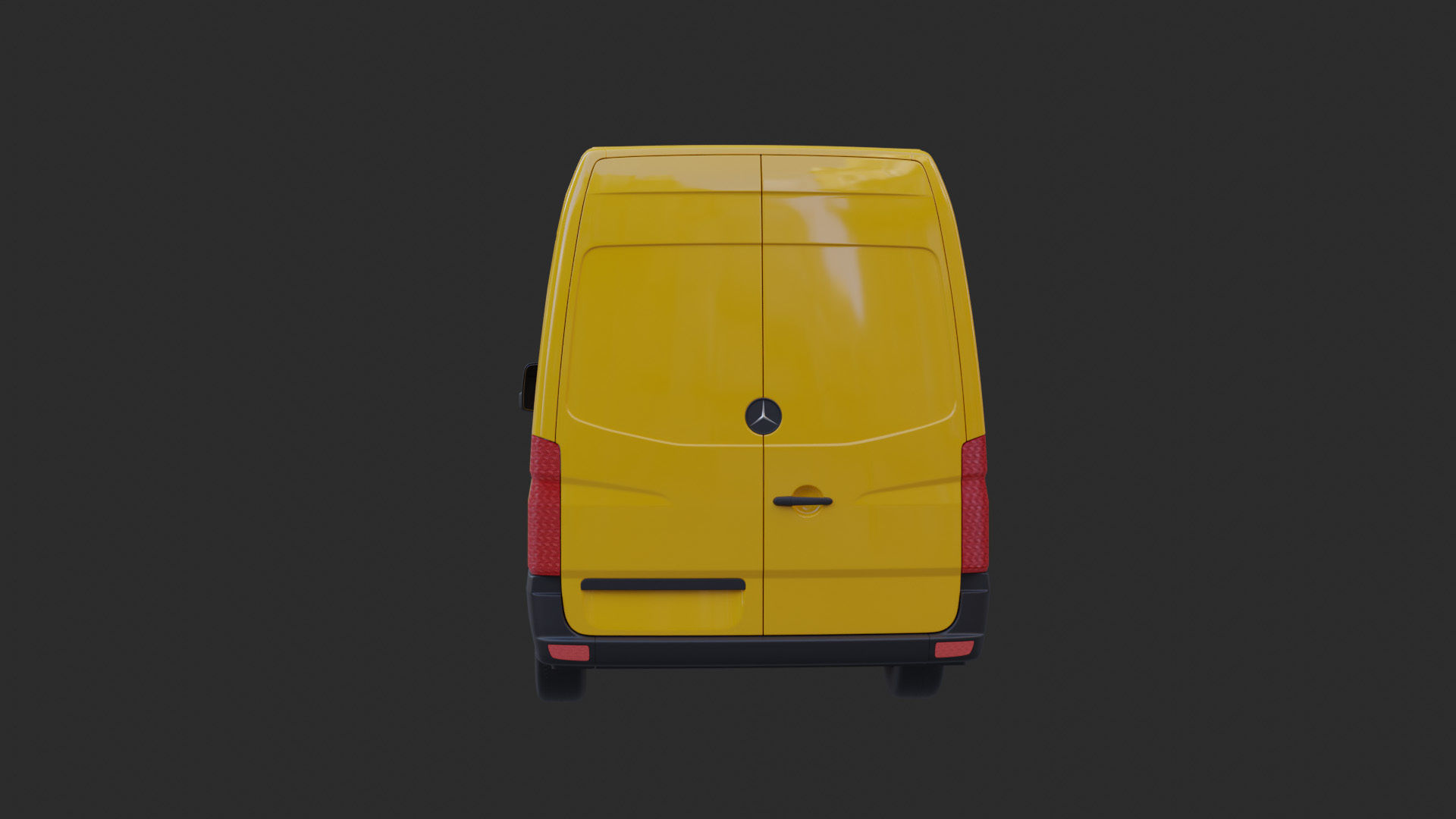 Mercedes Benz Sprinter delivery van 3D model_4