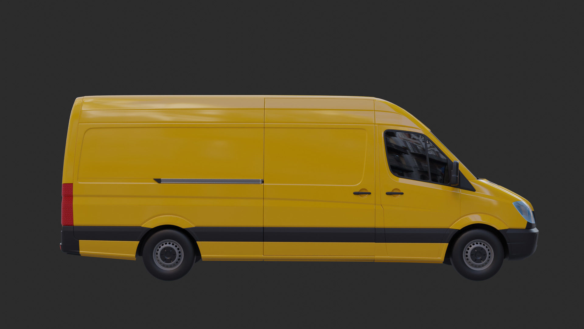 Mercedes Benz Sprinter delivery van 3D model_9