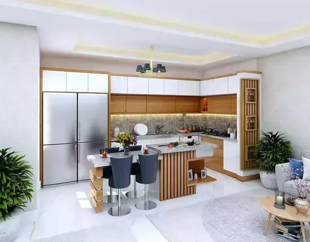 kitchen Low-poly 3D model