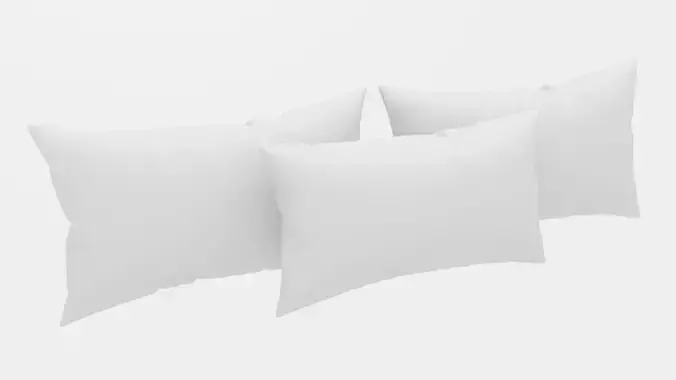 white pillow 