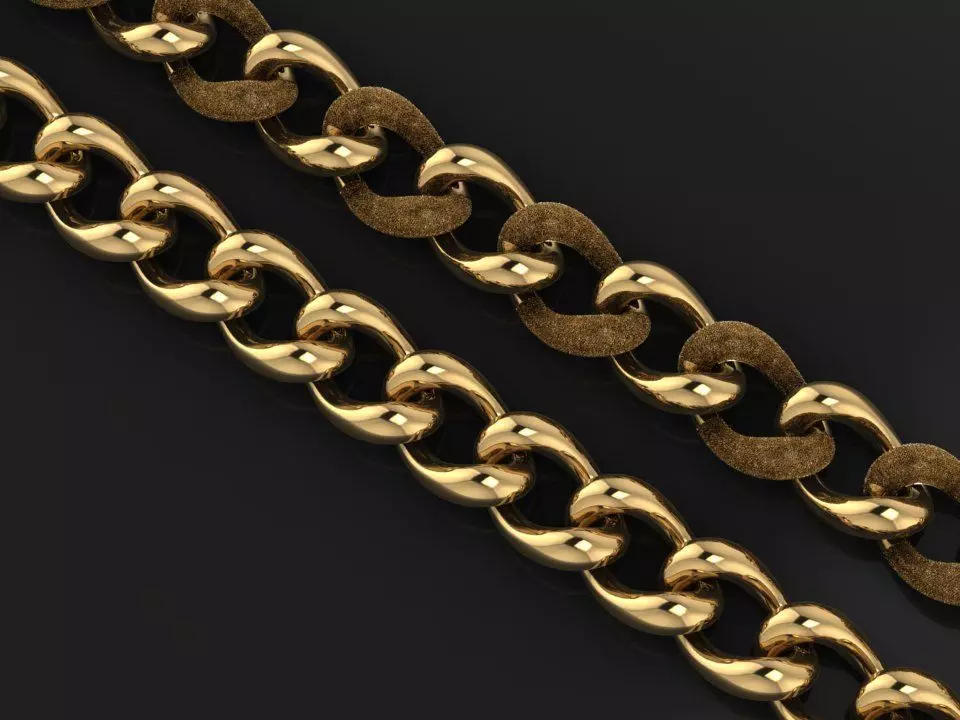 Cuban chain 3D print model