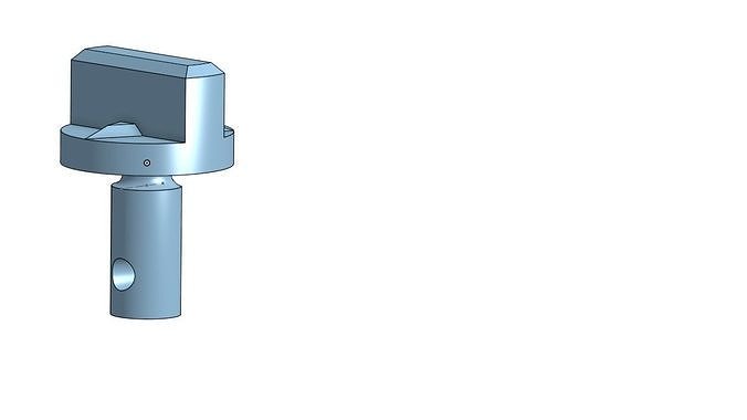 M-Jet cover lock and cooling nozzle  Free 3D model