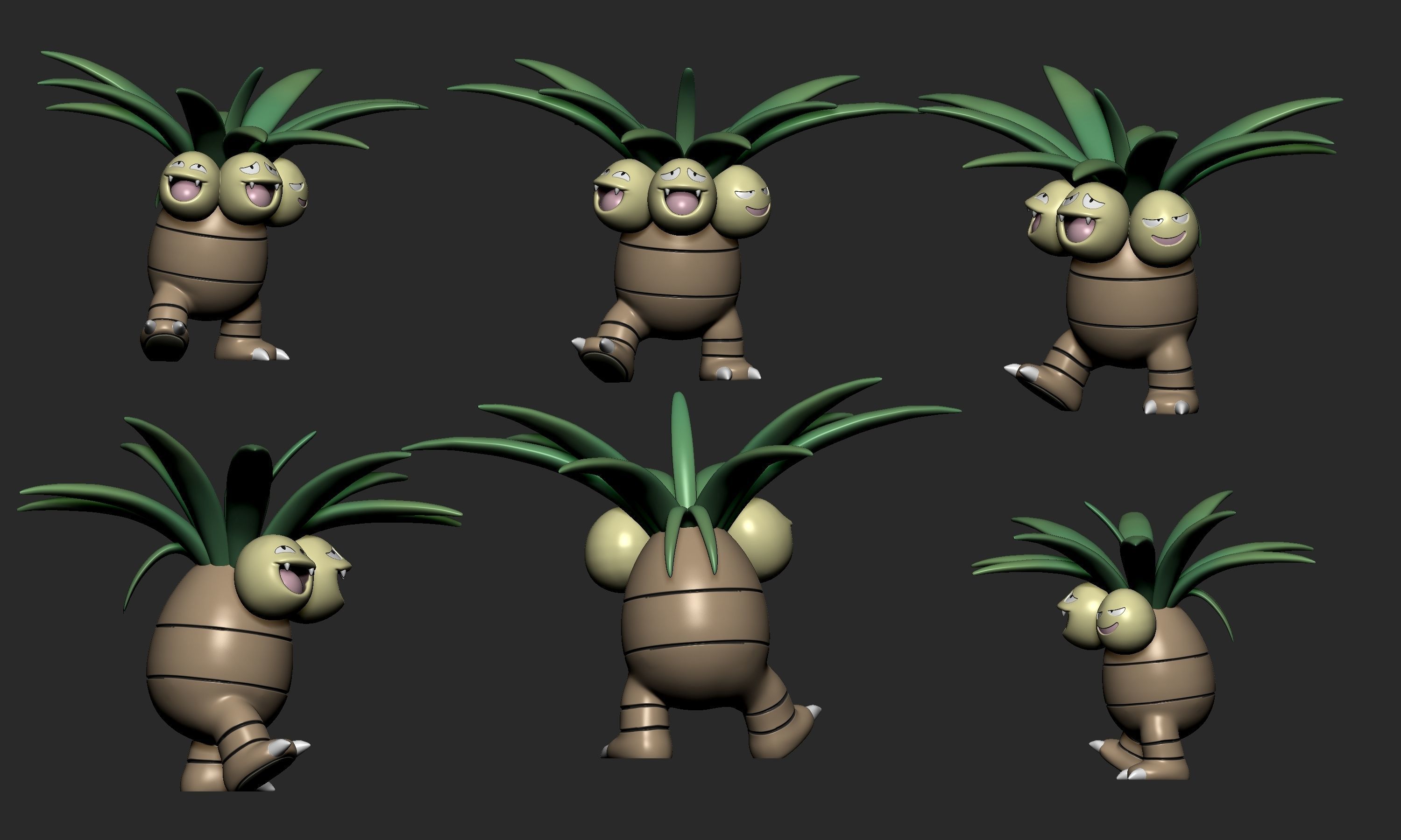 Pokemon - Exeggutor 3D print model_2