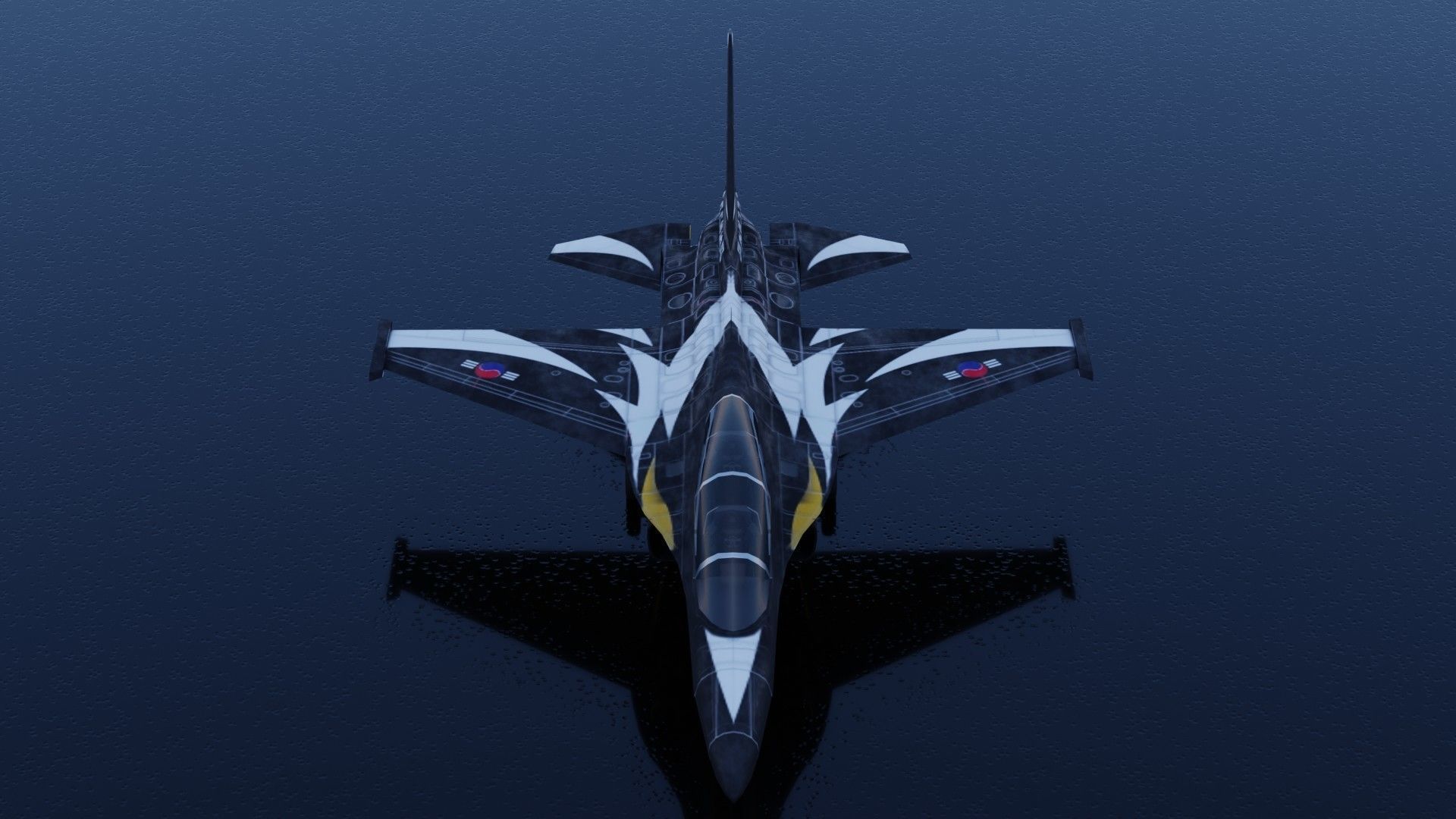 KAI FA-50 Golden Eagle Low-poly 3D model_6