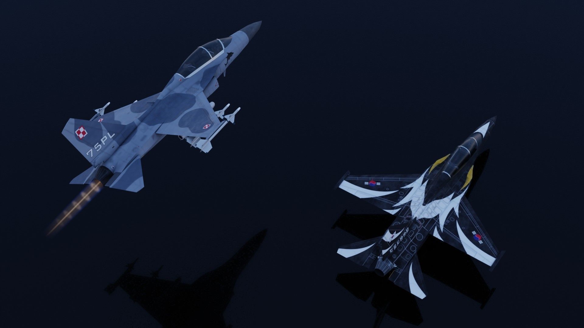 KAI FA-50 Golden Eagle Low-poly 3D model_20