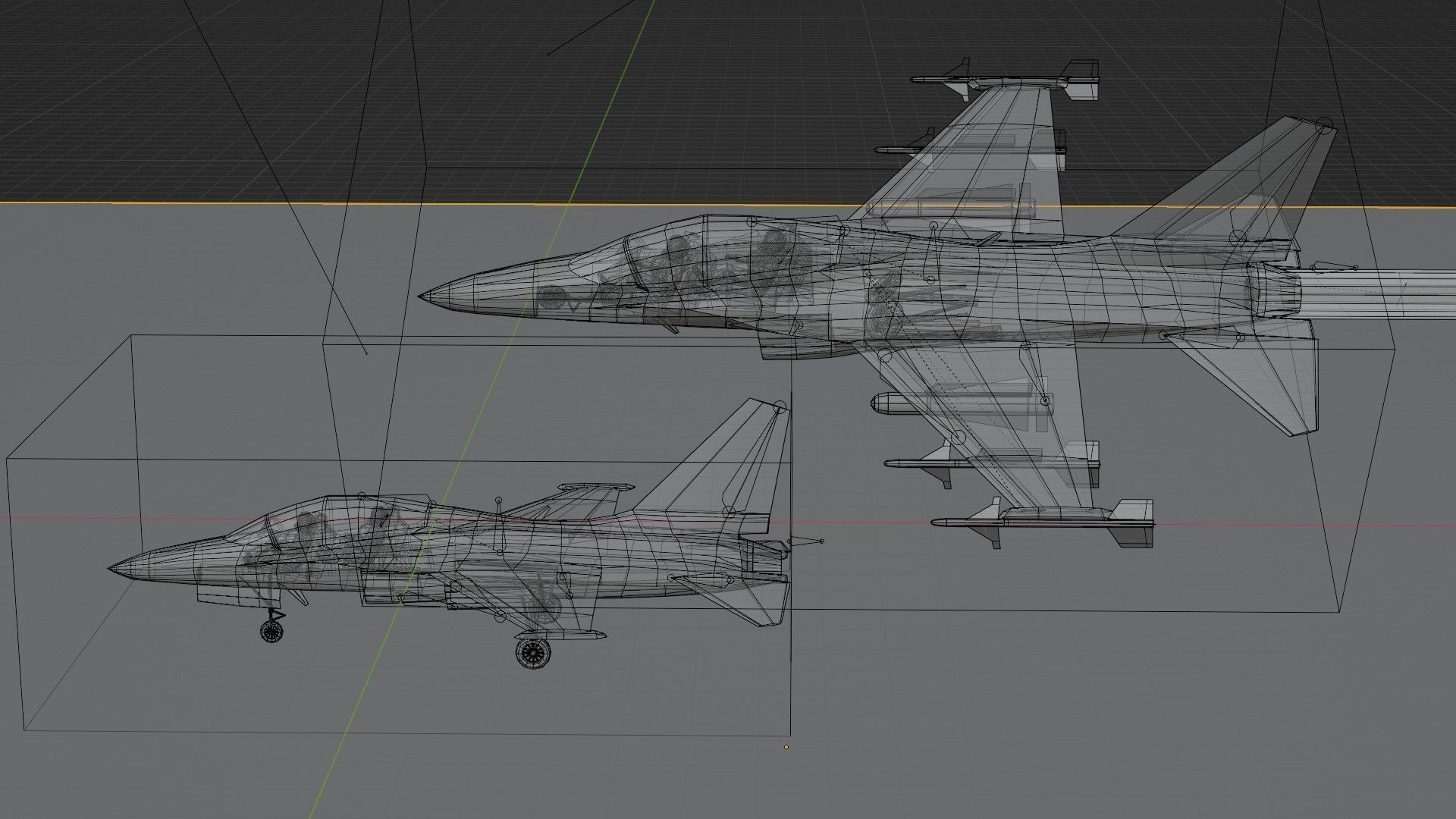 KAI FA-50 Golden Eagle Low-poly 3D model_18
