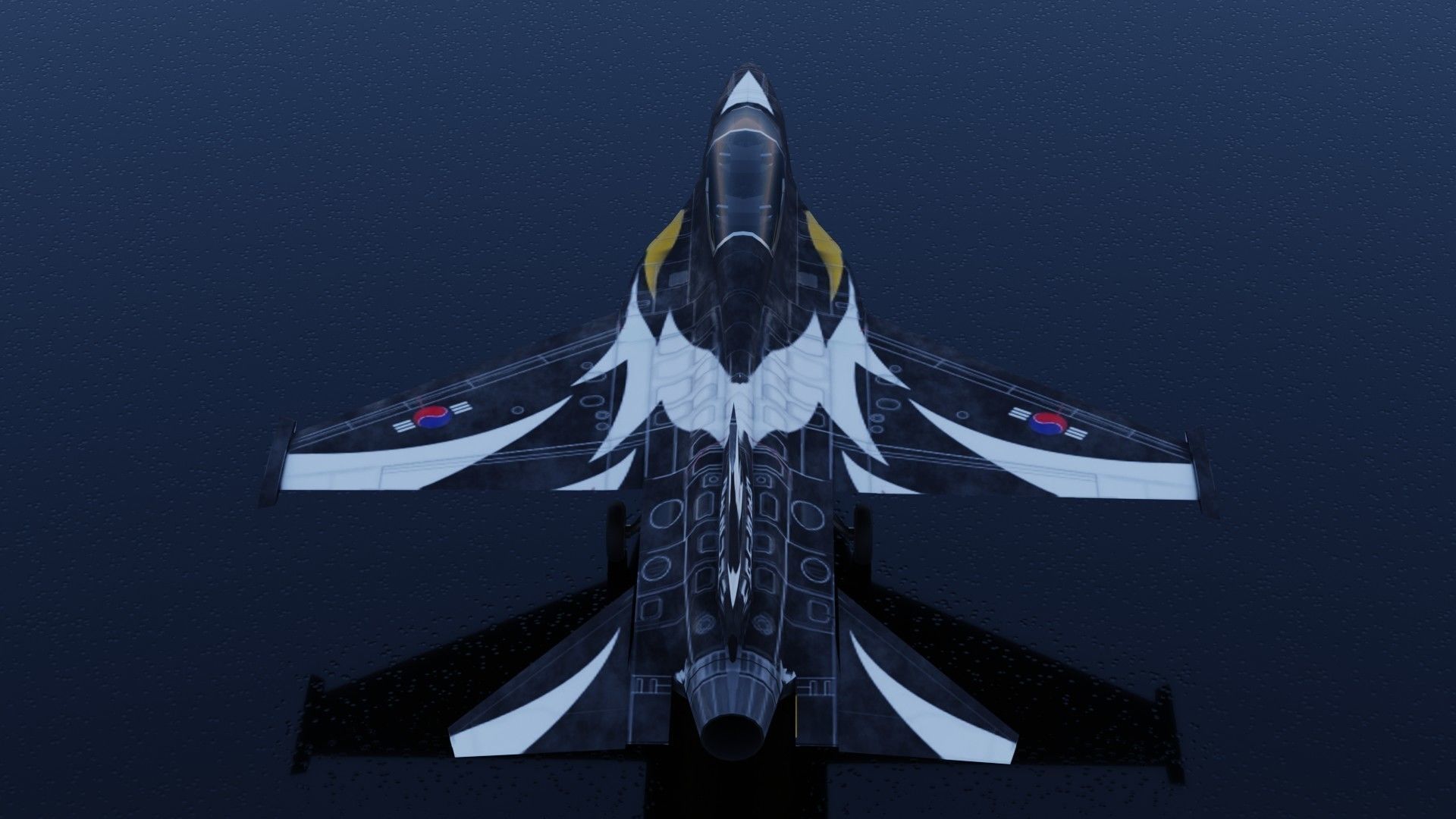 KAI FA-50 Golden Eagle Low-poly 3D model_7