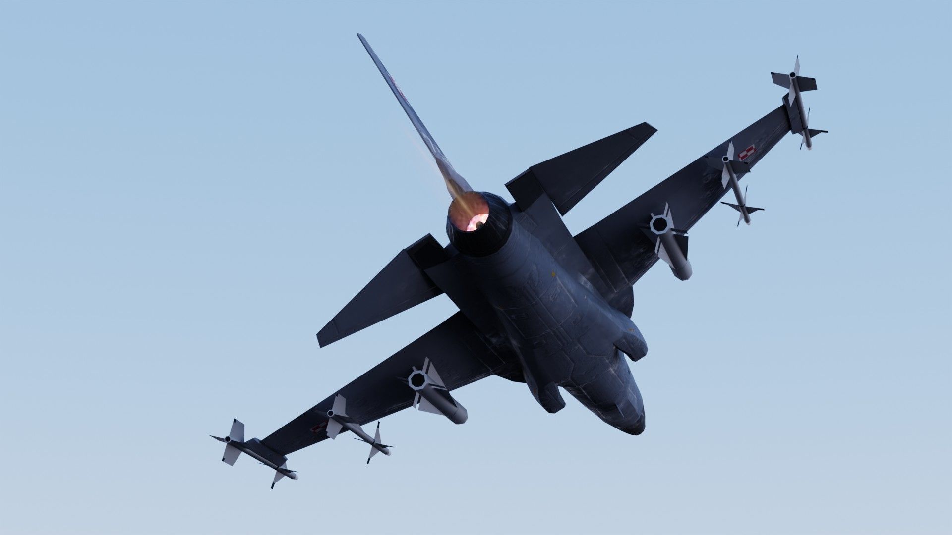 KAI FA-50 Golden Eagle Low-poly 3D model_14