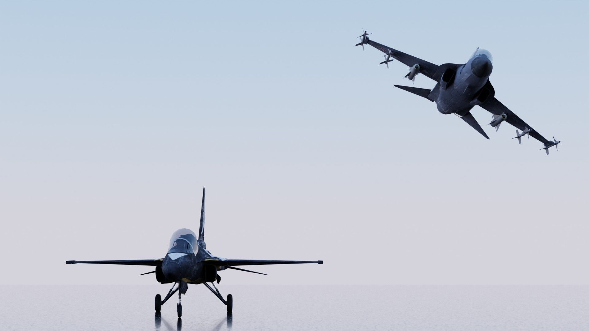 KAI FA-50 Golden Eagle Low-poly 3D model_19