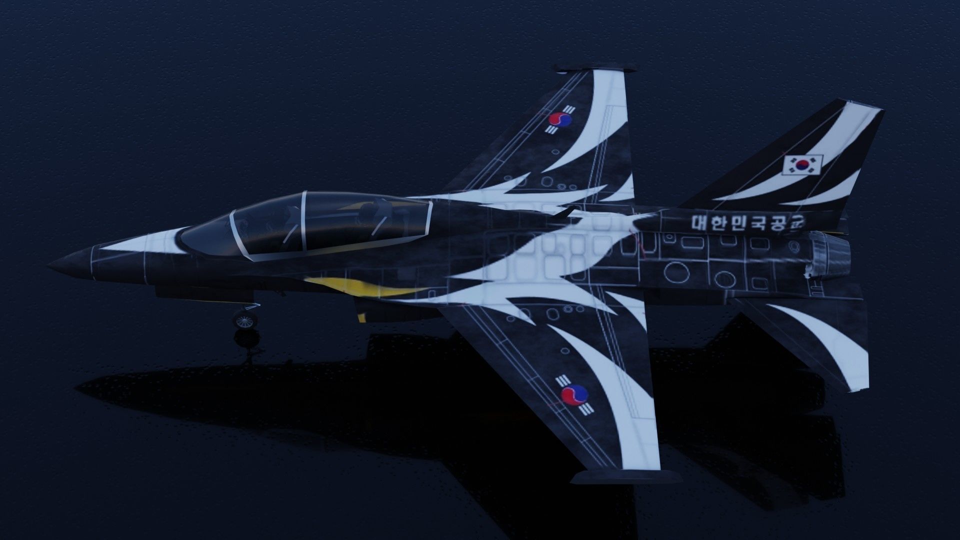 KAI FA-50 Golden Eagle Low-poly 3D model_3
