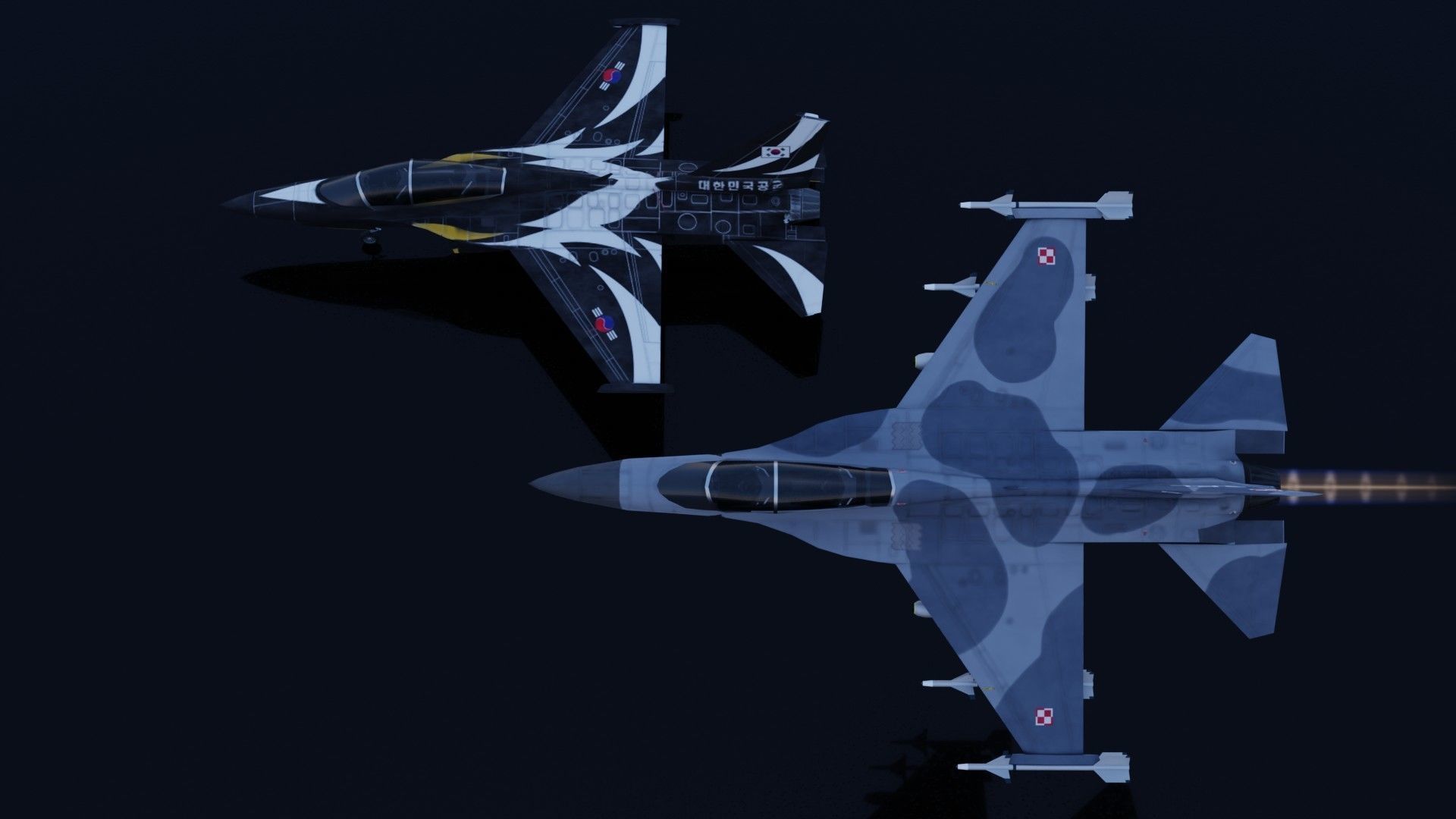KAI FA-50 Golden Eagle Low-poly 3D model_21