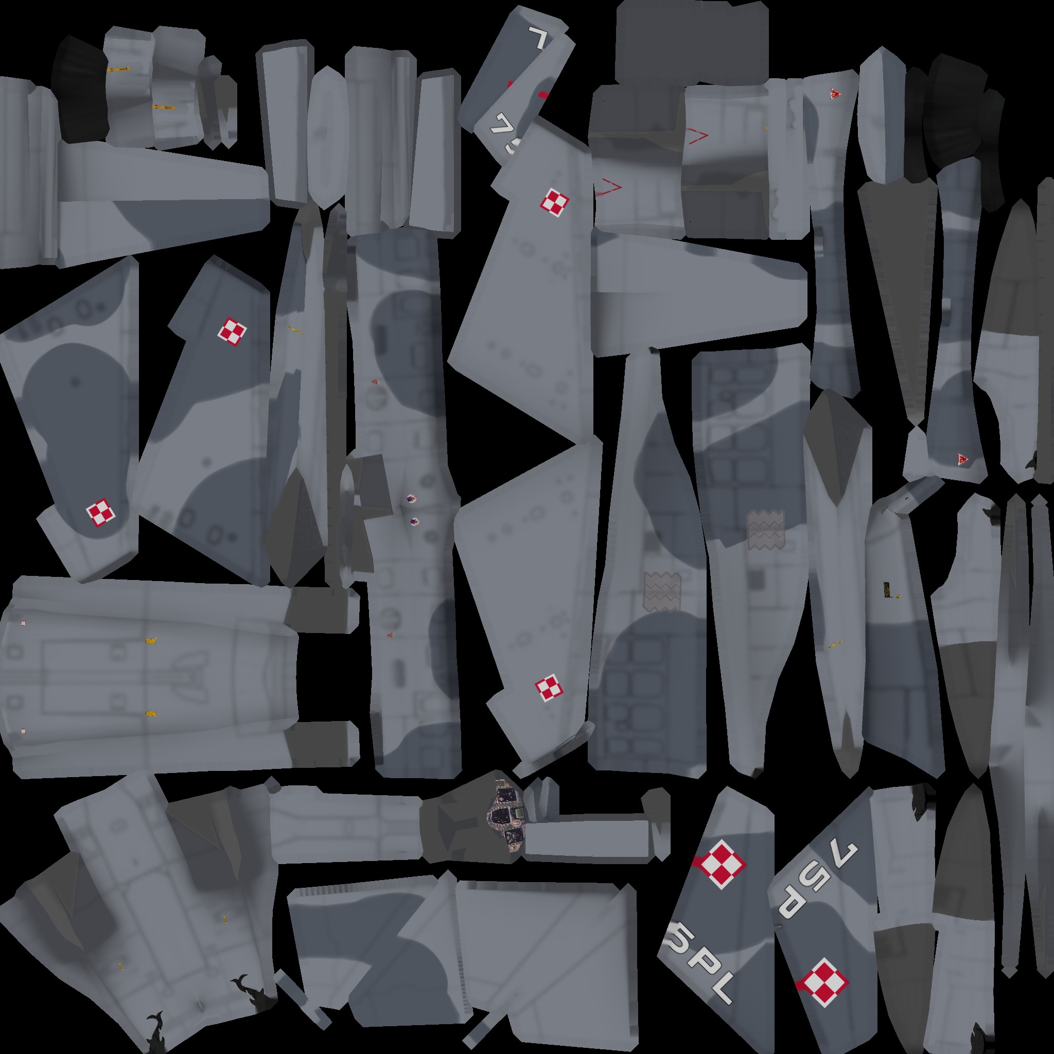 KAI FA-50 Golden Eagle Low-poly 3D model_26