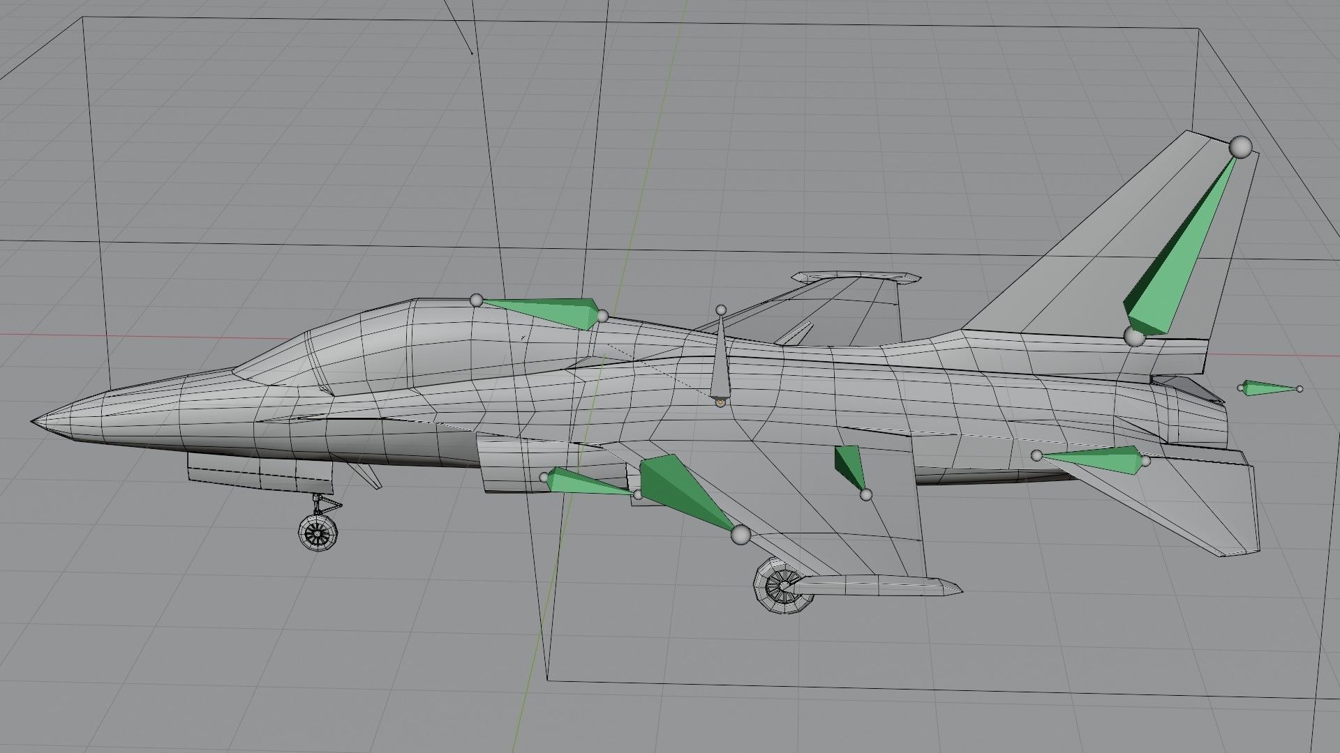 KAI FA-50 Golden Eagle Low-poly 3D model_22