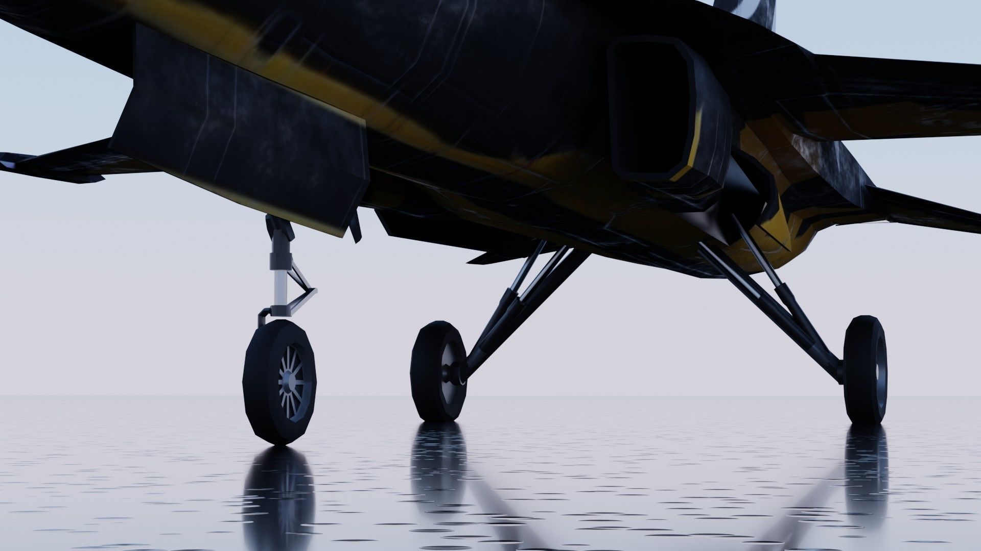 KAI FA-50 Golden Eagle Low-poly 3D model_12