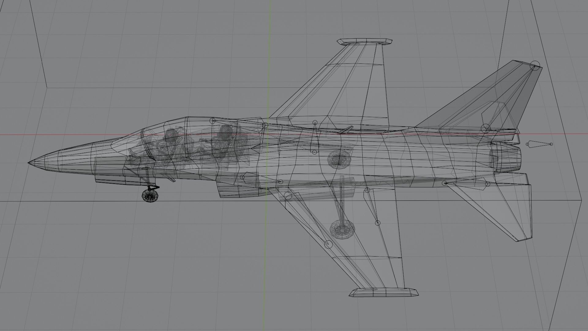 KAI FA-50 Golden Eagle Low-poly 3D model_4