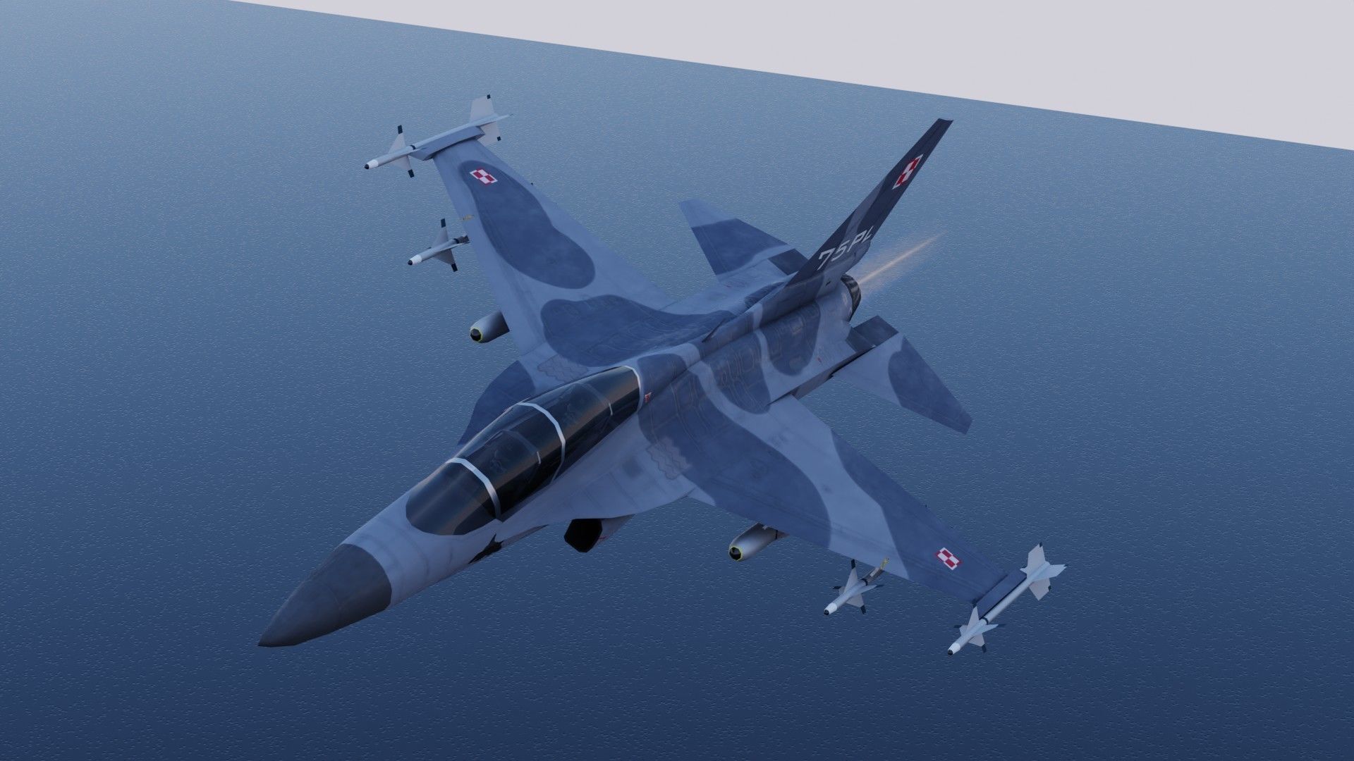 KAI FA-50 Golden Eagle Low-poly 3D model_15