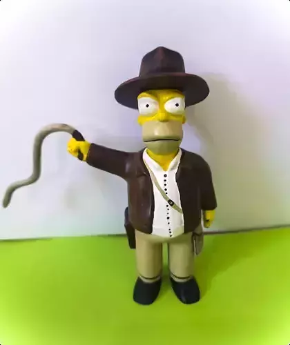 HOMERO SIMPSONS INDIANA JONES NO SUPPORTS 3D print model
