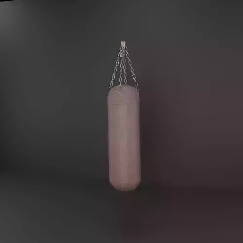 punching bag Low-poly 3D model