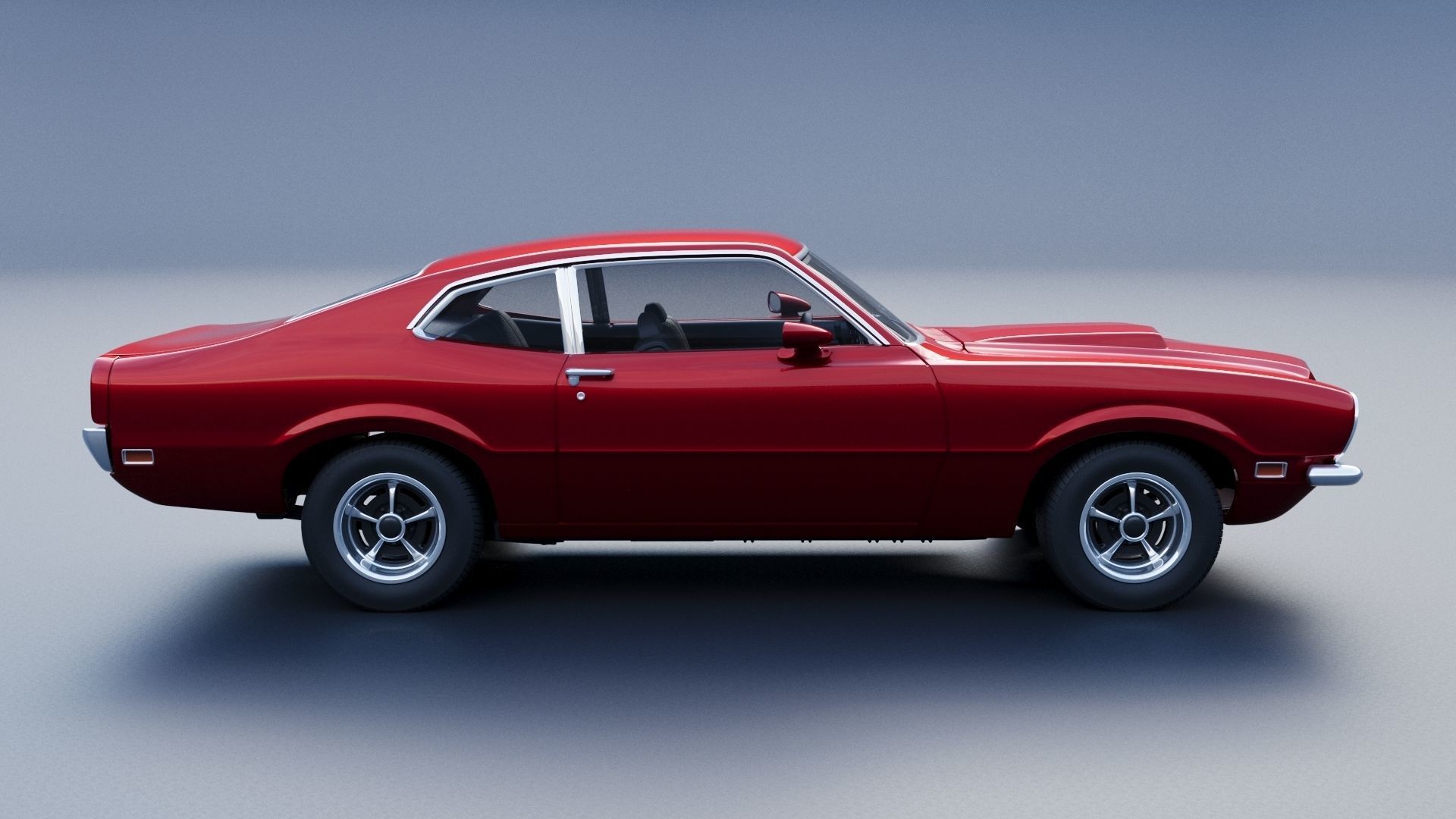Mercury Comet 1971 3D print model_8