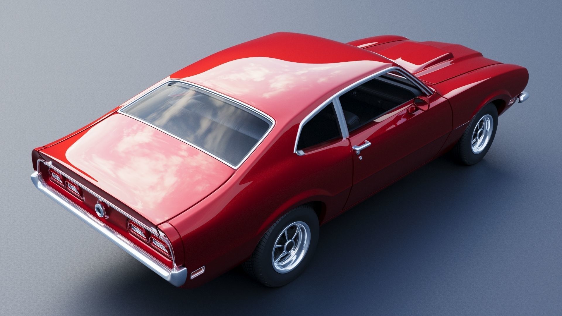 Mercury Comet 1971 3D print model_7
