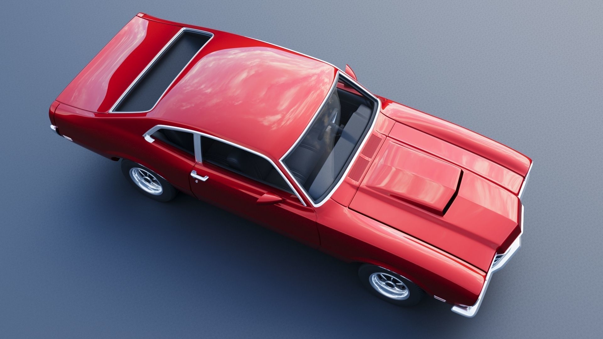 Mercury Comet 1971 3D print model_11