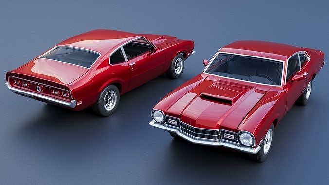 Mercury Comet 1971 3D print model 2