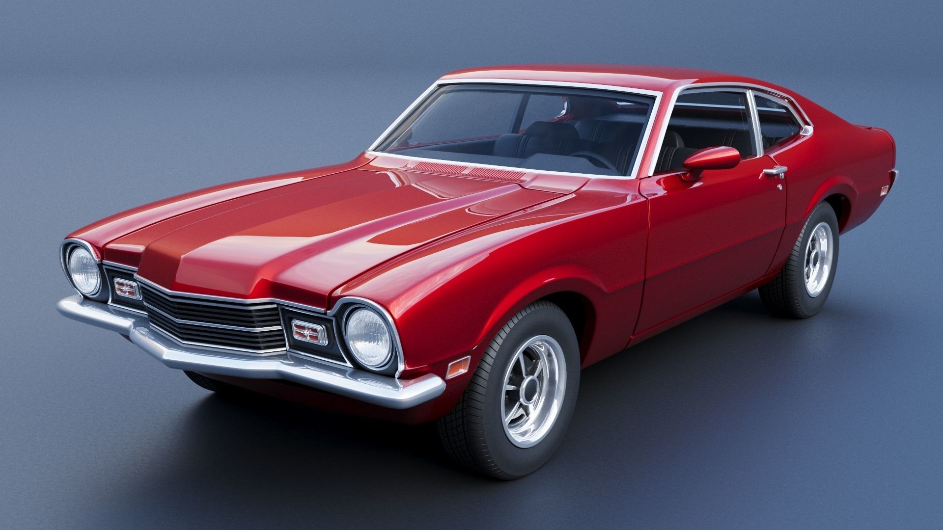 Mercury Comet 1971 3D print model_3