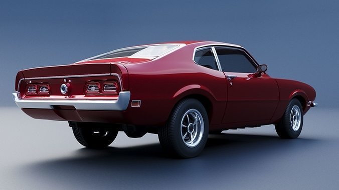 Mercury Comet 1971 3D print model 7