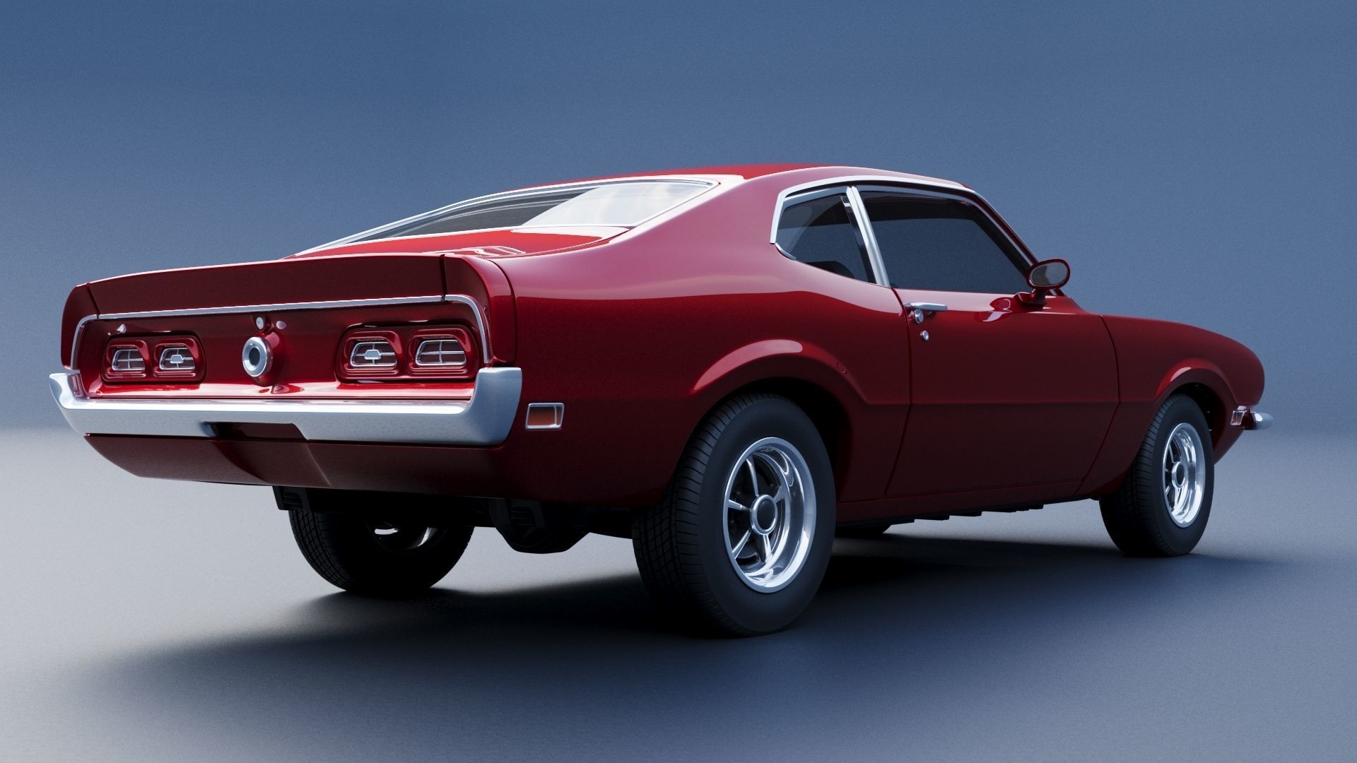 Mercury Comet 1971 3D print model_6