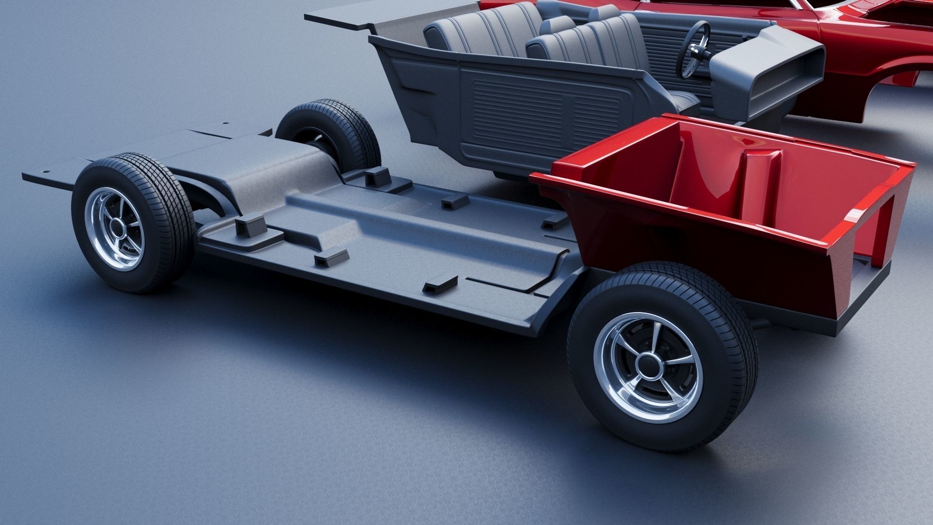 Mercury Comet 1971 3D print model_22