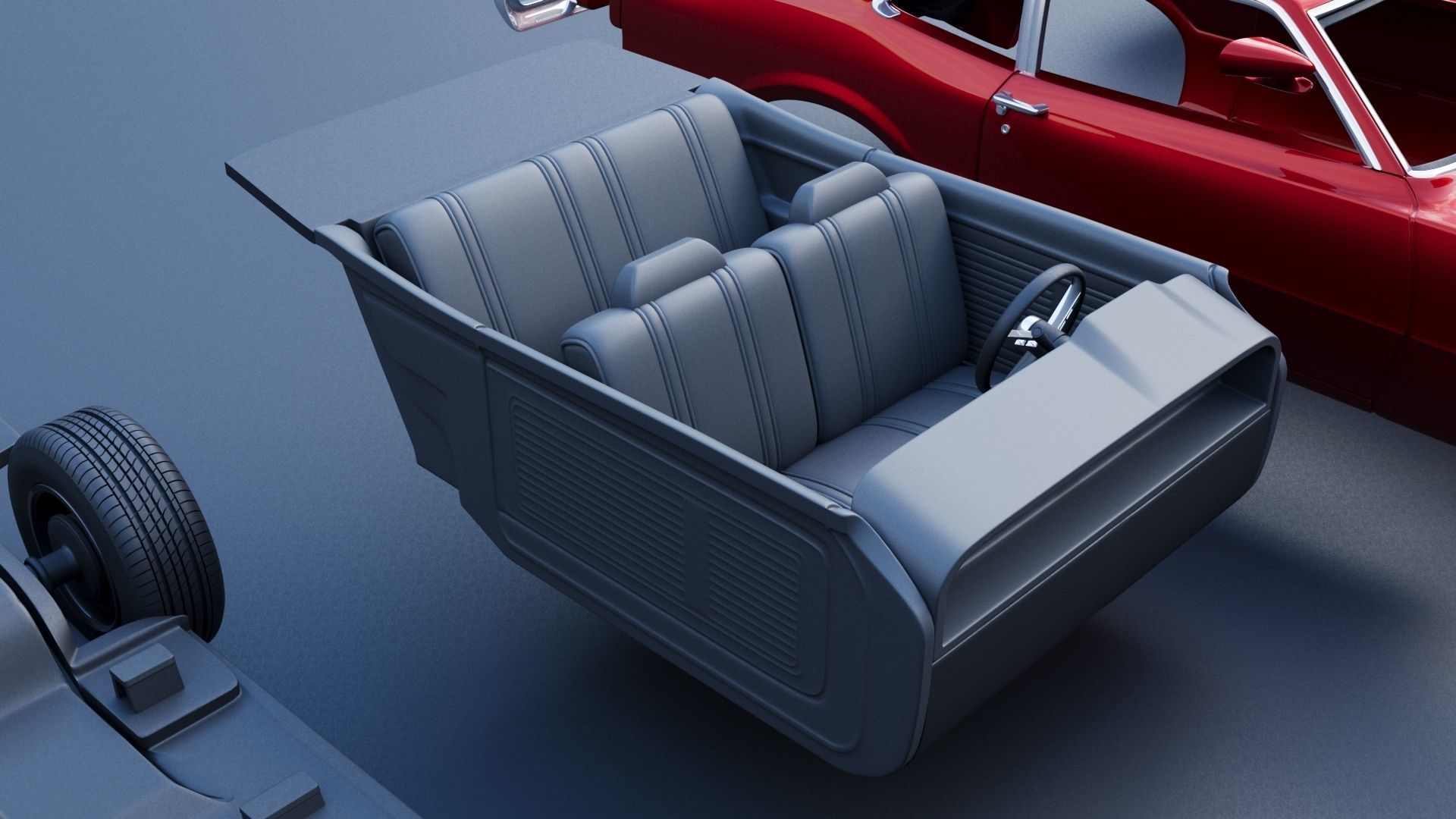 Mercury Comet 1971 3D print model_20